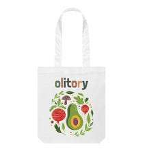 Load image into Gallery viewer, White Olitory Tote Bag Graphic
