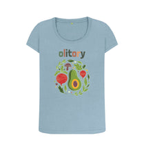 Load image into Gallery viewer, Stone Blue Woman&#39;s Olitory T-Shirt
