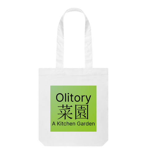 White Olitory Tote Bag