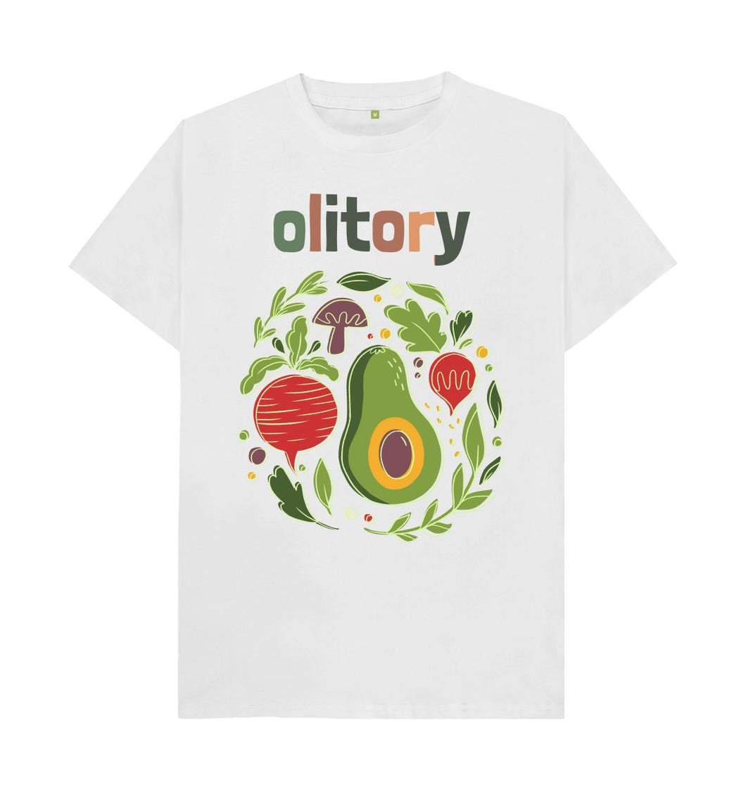 White Mens Olitory T-Shirt